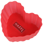 HAZEL Silicone Heart Muffin Mould - Assorted Colour 1 pc