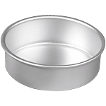 Hazel Food Grade Aluminium Round Shape Cake Mould - 18 cm 1 pc