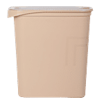 DP Plastic Dustbin - Peach 13 L
