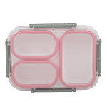 Tedemi Plastic Lunch Box - Pink, 1.35 L 1 pc