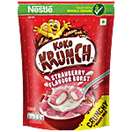 Nestle Koko Krunch Breakfast Cereal - Strawberry Flavour Burst 250 g Pouch