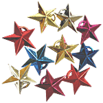 Pahal Multi Color Stars 10 pcs