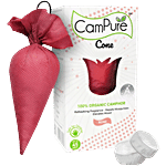 Campure Air Freshener Cone - Rose & Camphor, Refreshing Fragrance, Repels Mosquitoes, Elevates Mood 60 g