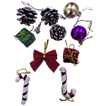 SBE Christmas Decorative Gift Set - Assorted Colour 10 pcs