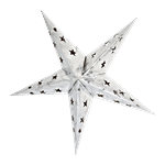 SBE Christmas Star - Small, Assorted 1 pc