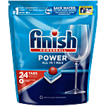 Finish Powerball Power All In 1 Max Dishwasher Tablets 24 pcs