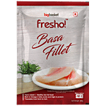 Fresho Frozen Basa Fillet - Preservative Free 500 g Pouch