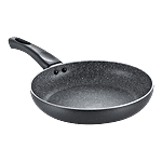 Prestige Omega Deluxe Granite Non-stick Round Base Fry Pan - 20 cm, Black 1.1 L