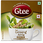 Gtee Green Tea - Ginseng 15 g (10 Tea Bags x 1.5 g Each)