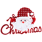 DP Merry Christmas Decorative Banner - BB1474, Red 1 pc