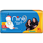 Niine  Naturally Soft Sanitary Napkin - Extra Large 15 pcs