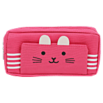 DP Printed Fabric Pencil Pouch - Magenta, BB1256DMGT 1 pc