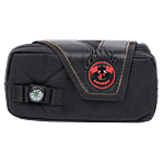 DP Printed Fabric Pencil Pouch - Black, BB1258DBLK 1 pc