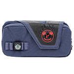 DP Printed Fabric Pencil Pouch - Blue, BB1258DBLU 1 pc