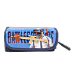 DP Printed Fabric Pencil Pouch - Blue, BB1261DBLU 1 pc