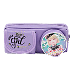 DP Printed Fabric Pencil Pouch - Purple, BB1263DPPL 1 pc