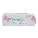 DP Blue Printed Pencil Pouch - PU, BB1285BLU 1 pc