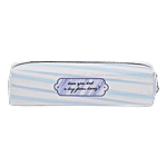 DP Blue Printed Pencil Pouch - PU, BB1287BLU 1 pc