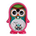 suny Pink Pencil Desktop Sharpener - Plastic, Owl Shaped, BB1294PNK 1 pc