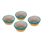 DP Pink & White Flower Print Cupcake Moulds - Paper, BB1330 100 pcs