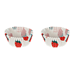DP Strawberry Printed Cupcake Moulds - Paper, BB1333 50 pcs