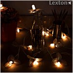 Lexton Decorative Party Light Leaves String LED Light 7.5 M - Warm White 1 pc