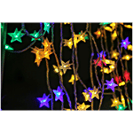 Lexton Decorative Party Light Snowstar String LED Light 7.5 M - Multicolour 1 pc