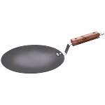 Trm Iron Tawa With Wooden Handle - 25 cm Roti/Paratha/Chapati Tawa 1 pc