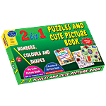 Sterling 2 In 1 Puzzle - Numbers, Colours and Shapes 1 pcs