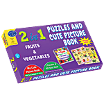 Sterling 2 In 1 Puzzle - Fruits & Vegetables 1 pcs Yes