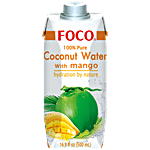 FOCO Coconut Water With Mango 500 ml Tetra Pak
