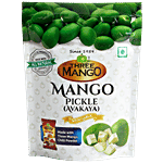Three Mango Mango Pickle - Avakaya, With Garlic 50 g 