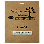 Urban Terra Zinnia Dhalia Mix Seeds 30 pcs
