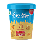 The Brooklyn Creamery Holy Moly Mango Low Calorie Ice Cream - Zero Added Sugar 100 ml Cup