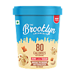 The Brooklyn Creamery Brooklyn Bridge Butterscotch Low Calorie Ice Cream - Zero Added Sugar 450 ml Tub