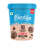 The Brooklyn Creamery Chocoholic Low Calorie Ice Cream - Zero Added Sugar 450 ml Tub