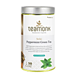 Teamonk Nilgiri Green Tea Bags - Seiki Peppermint 100 g (50 Bags x 2 g each)