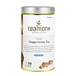 Teamonk Nilgiri Green Tea - Taido Ginger 100 g (50 Bags x 2 g each)