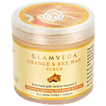 Glamveda Orange & Bee Wax Brightening Scrub 100 g