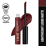 Lakme Forever Matte Liquid Lip Colour - Wine Touch 5.6 ml