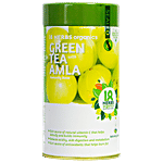 18 Herbs Organics Green Tea With Amla 54 g Tin (40 Tea Bags x 1.35 g Each)