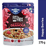 Fit & Flex Crunchy Granola - Happy Berries, With Immunity Booster, Breakfast Cereal 275 g