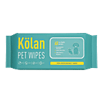Kolan Eco-Friendly Pet Wipes/Grooming Wipes - For Dogs, Cats & Other Pets 60 pcs Pouch