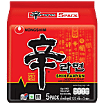 NONGSHIM Shin Ramyun 5-In-1 Noodle Soup - Gourmet Spicy 600 g Pouch