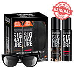 Axe Signature Intense + Dark Temptation Body Perfume 250 g Fastrack Sunglasses Combo Pack