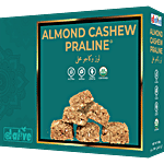 D-Alive Organic Almond Cashew Praline - Sugar-Free, Gluten-Free, 200 g
