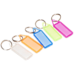 Se7en Office Key Chain - With Writing Paper Slip Inside, Assorted 10 pcs