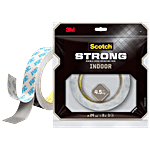 Scotch Strong Double-Sided Mounting Tape - Indoor, 1 x 3 m 1 pc