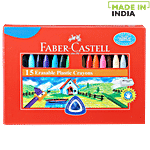 Faber castell Plastic Crayons 15 pcs 