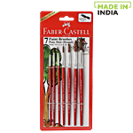 Faber castell Synthetic Paint Brush - Round 7 pcs
